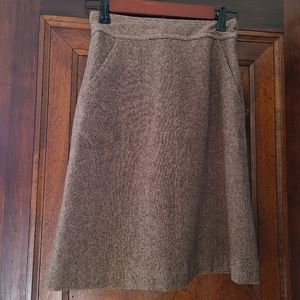 Banana Republic wool tweed skirt